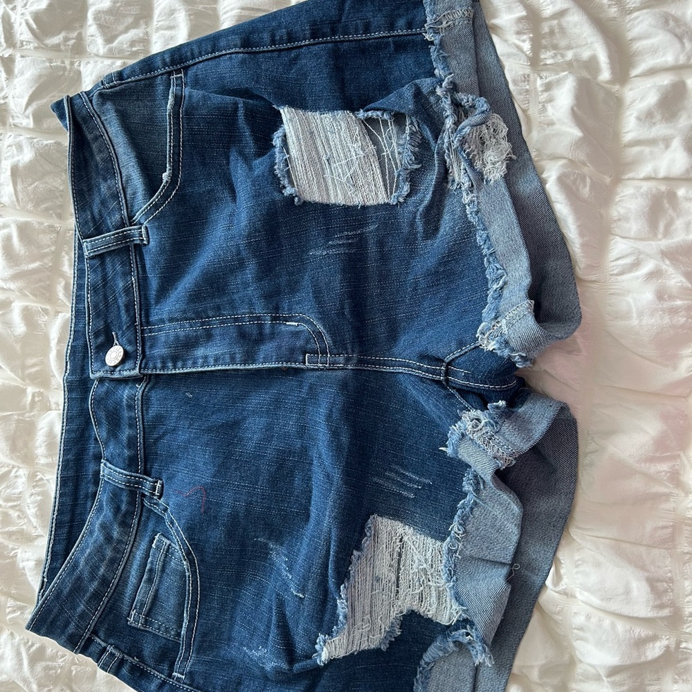 Distressed Boutique Denim Shorts